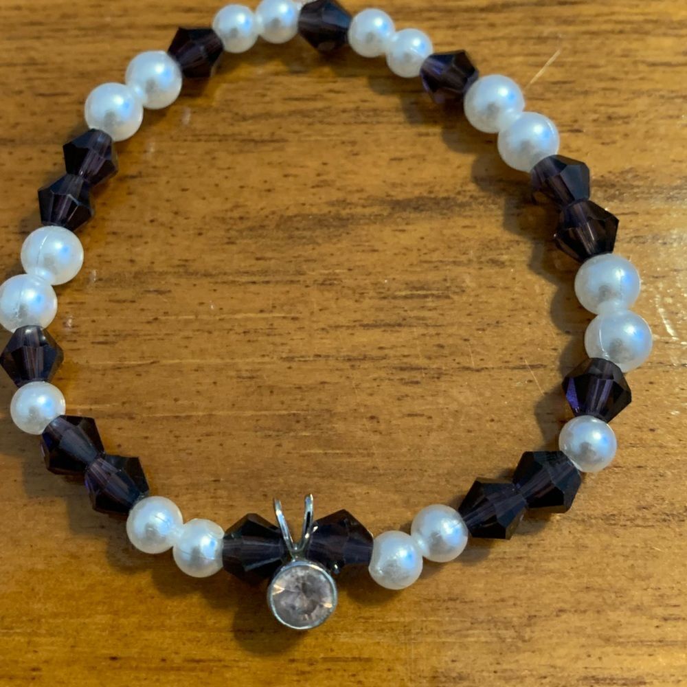 Handmade stretch beaded bracelet